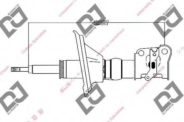 DJ PARTS DS1316GS Амортизатор