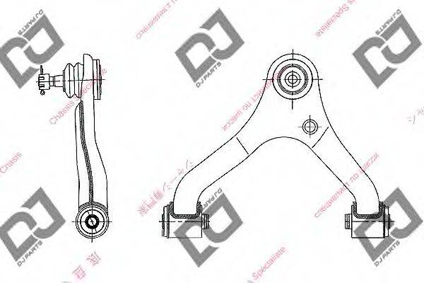 DJ PARTS DA1453 Важіль незалежної підвіски колеса, підвіска колеса