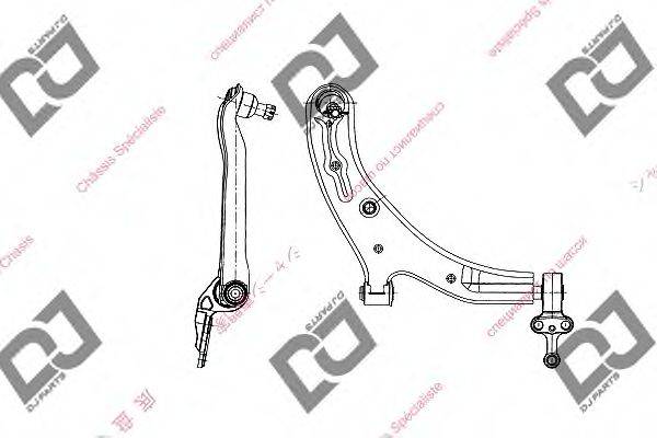 DJ PARTS DA1091 Важіль незалежної підвіски колеса, підвіска колеса