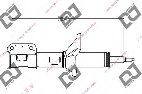 DJ PARTS DS1358GS Амортизатор