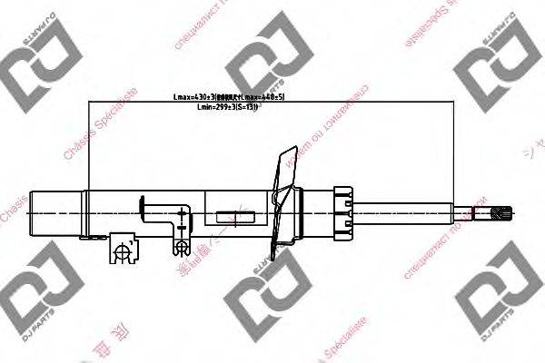 DJ PARTS DS1373GS Амортизатор