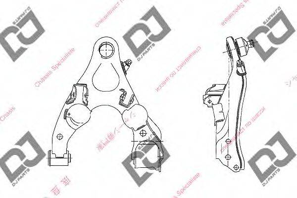 DJ PARTS DA1365 Важіль незалежної підвіски колеса, підвіска колеса