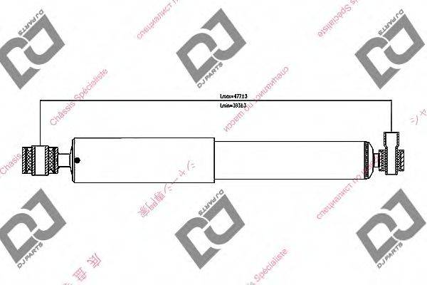 DJ PARTS DS1415GT Амортизатор