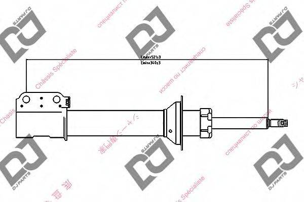 DJ PARTS DS1424GS Амортизатор