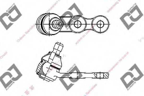 DJ PARTS DB1248 несучий / напрямний шарнір