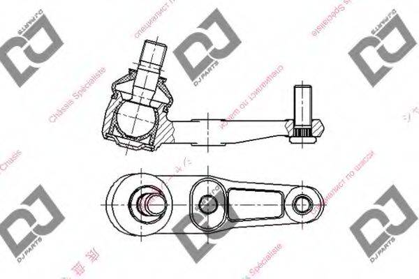 DJ PARTS DB1050 несучий / напрямний шарнір