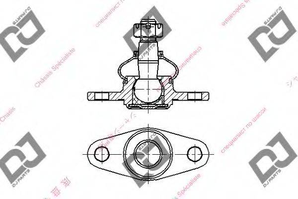 DJ PARTS DB1204 несучий / напрямний шарнір