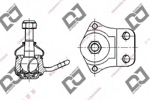 DJ PARTS DB1273 несучий / напрямний шарнір