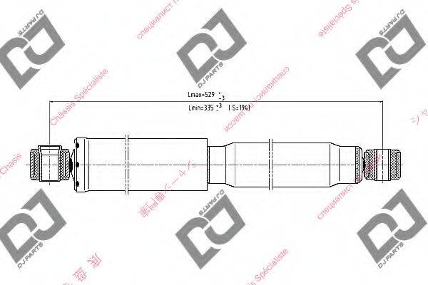 DJ PARTS DS2218GT Амортизатор