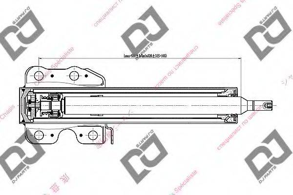 DJ PARTS DS1906GS Амортизатор