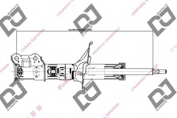 DJ PARTS DS1718GS Амортизатор