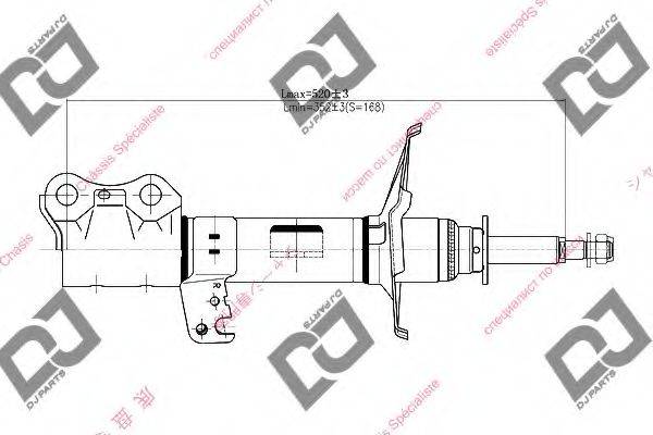 DJ PARTS DS1748GS Амортизатор