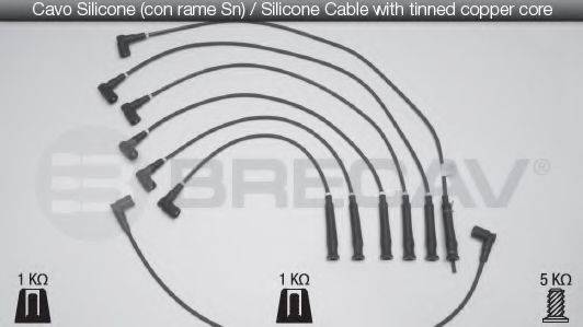 BRECAV 04521 Комплект дротів запалювання