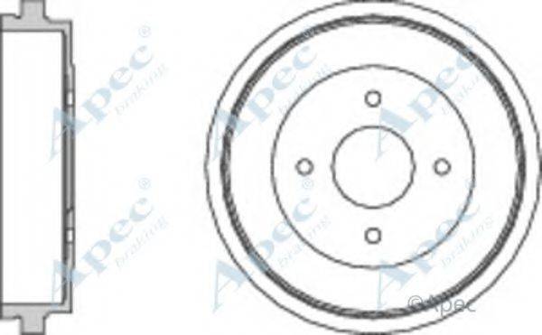 APEC BRAKING DRM9527 Гальмівний барабан