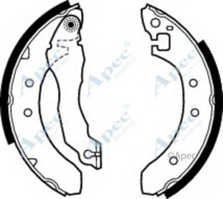 APEC BRAKING SHU328 Гальмівні колодки