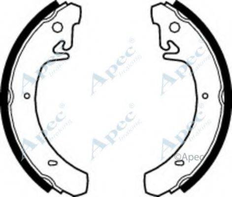 APEC BRAKING SHU406 Гальмівні колодки