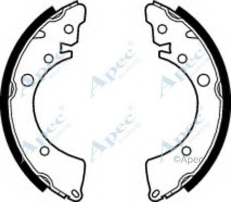 APEC BRAKING SHU411 Гальмівні колодки