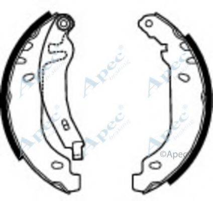 APEC BRAKING SHU660 Гальмівні колодки