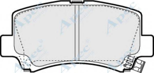 APEC BRAKING PAD1093 Комплект гальмівних колодок, дискове гальмо