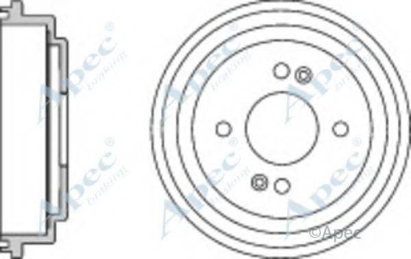 APEC BRAKING DRM9948 Гальмівний барабан