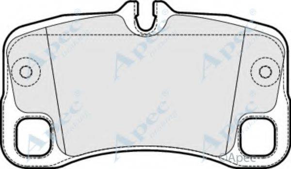 APEC BRAKING PAD1679 Комплект гальмівних колодок, дискове гальмо