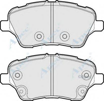 APEC BRAKING PAD1905 Комплект гальмівних колодок, дискове гальмо