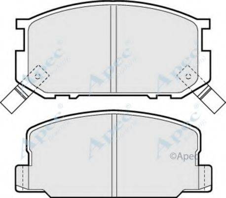 APEC BRAKING PAD448 Комплект гальмівних колодок, дискове гальмо
