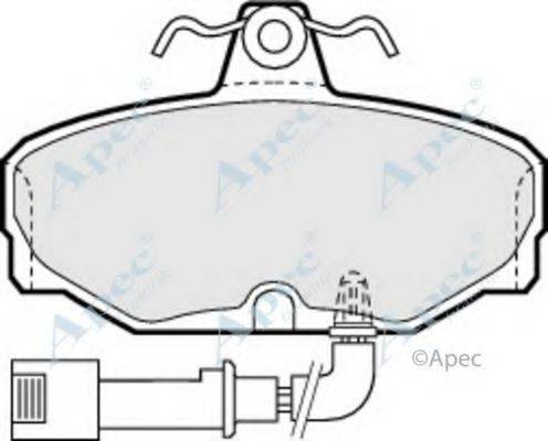 APEC BRAKING PAD479 Комплект гальмівних колодок, дискове гальмо