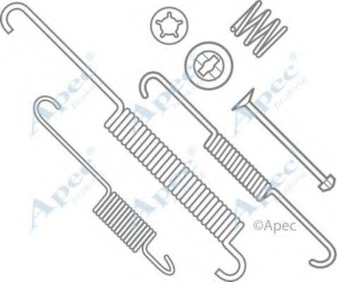 APEC BRAKING KIT637 Комплектуючі, гальмівна колодка