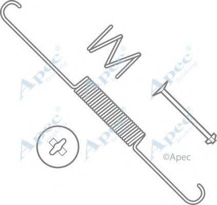 APEC BRAKING KIT716 Комплектуючі, гальмівна колодка