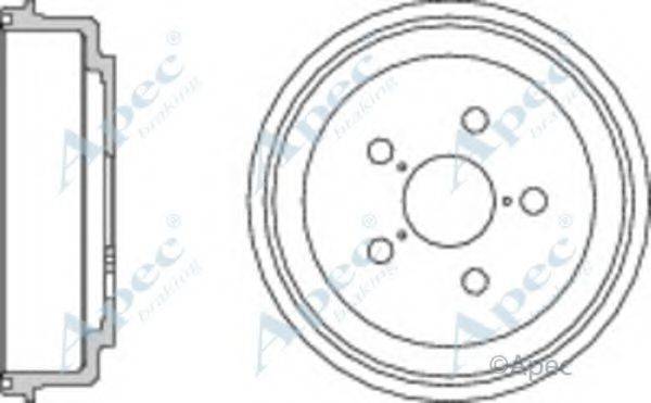 APEC BRAKING DRM9127 Гальмівний барабан