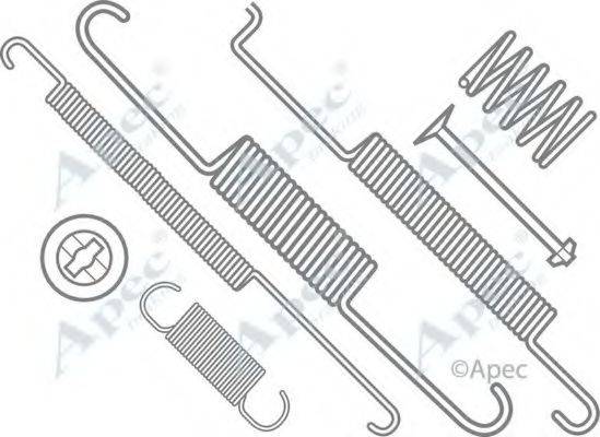 APEC BRAKING KIT735 Комплектуючі, гальмівна колодка