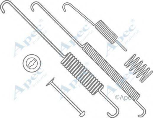 APEC BRAKING KIT746 Комплектуючі, гальмівна колодка