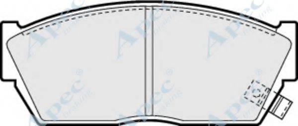 APEC BRAKING PAD458 Комплект гальмівних колодок, дискове гальмо