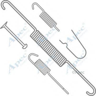 APEC BRAKING KIT776 Комплектуючі, гальмівна колодка