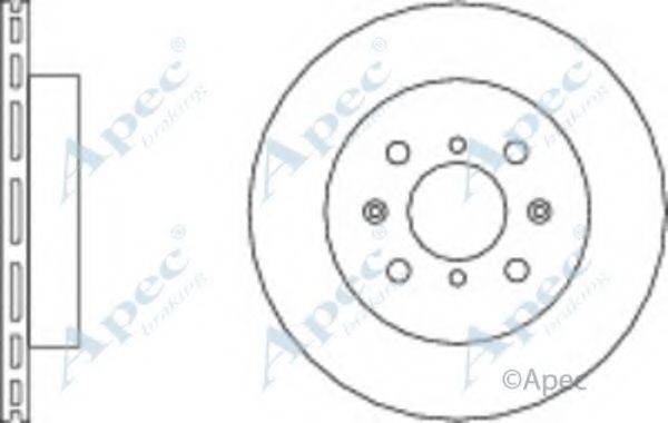 APEC BRAKING DSK2265 гальмівний диск