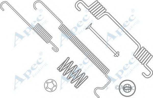 APEC BRAKING KIT779 Комплектуючі, гальмівна колодка