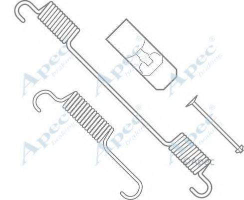 APEC BRAKING KIT782 Комплектуючі, гальмівна колодка