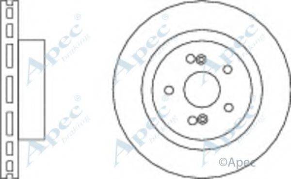 APEC BRAKING DSK2504 гальмівний диск