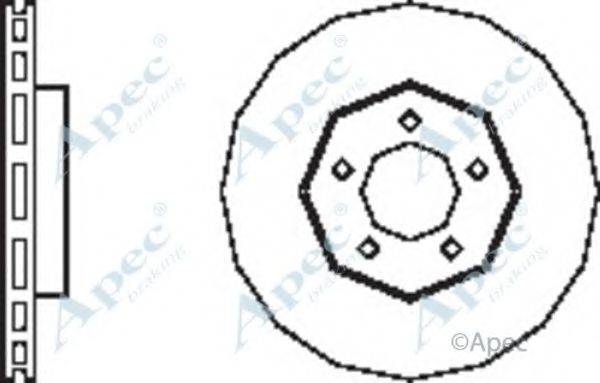 APEC BRAKING DSK2510 гальмівний диск