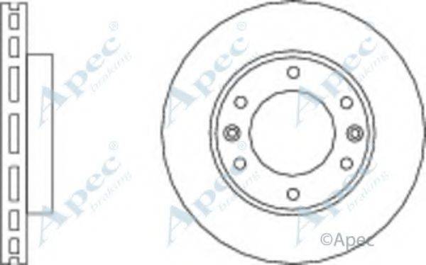 APEC BRAKING DSK2565 гальмівний диск