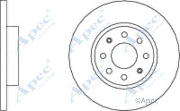 APEC BRAKING DSK2569 гальмівний диск