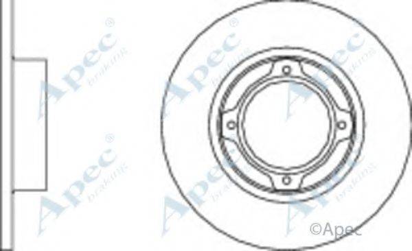 APEC BRAKING DSK260 гальмівний диск