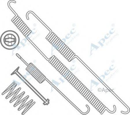 APEC BRAKING KIT795 Комплектуючі, гальмівна колодка