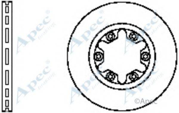 APEC BRAKING DSK2320 гальмівний диск