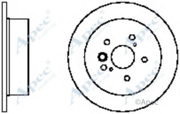 APEC BRAKING DSK2333 гальмівний диск