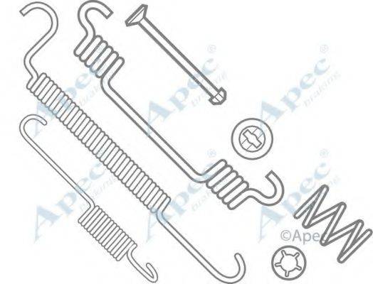 APEC BRAKING KIT802 Комплектуючі, гальмівна колодка