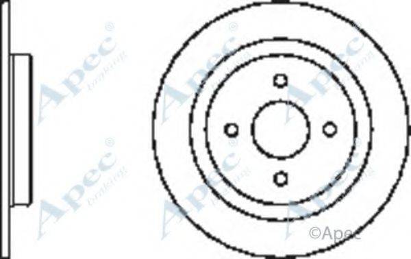 APEC BRAKING DSK2391 гальмівний диск