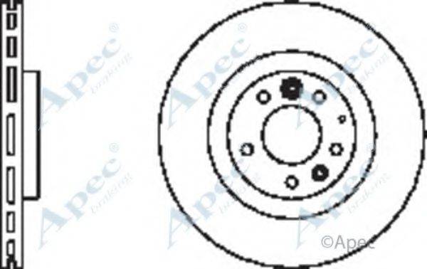 APEC BRAKING DSK2466 гальмівний диск