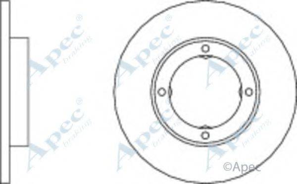 APEC BRAKING DSK111 гальмівний диск